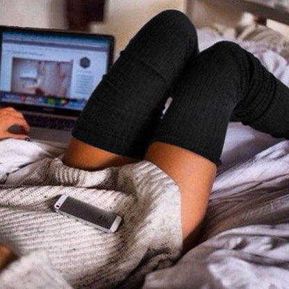 Bree Women's Thigh High Stockings | Soft Cotton, Bohemian Style 0