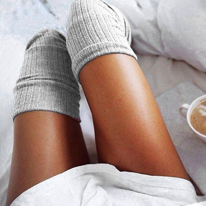 Bree Women's Thigh High Stockings | Soft Cotton, Bohemian Style 1