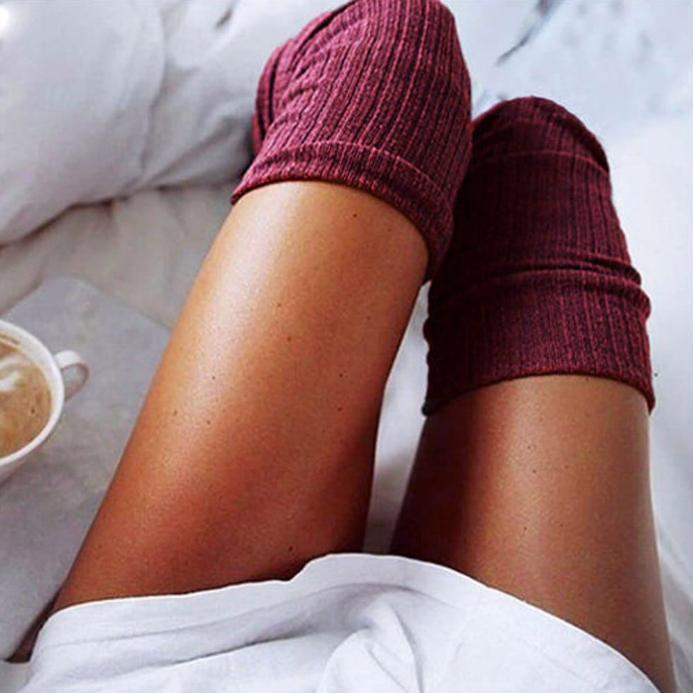 Bree Women's Thigh High Stockings | Soft Cotton, Bohemian Style 2