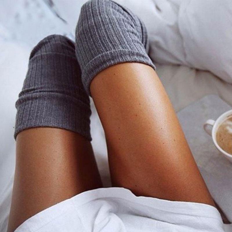 Bree Women's Thigh High Stockings | Soft Cotton, Bohemian Style 3