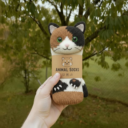 Cuddly Cat Women's Socks | Cozy Cotton Blend, Adorable Patterns 3