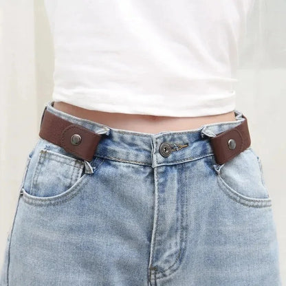 Elastic Leather Belt