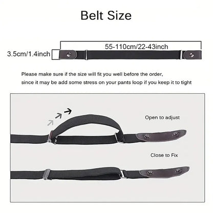Elastic Leather Belt