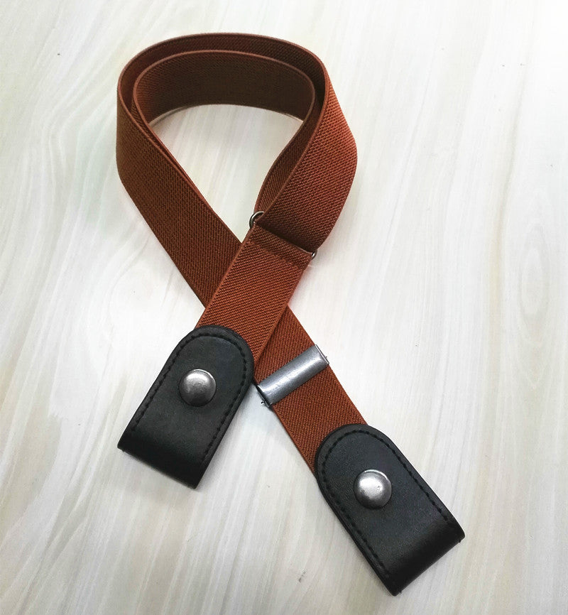 Elastic Leather Belt