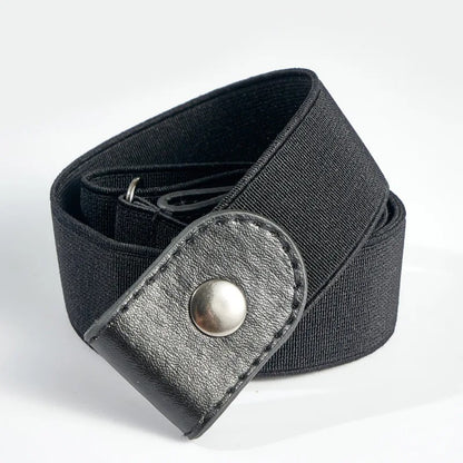 Elastic Leather Belt