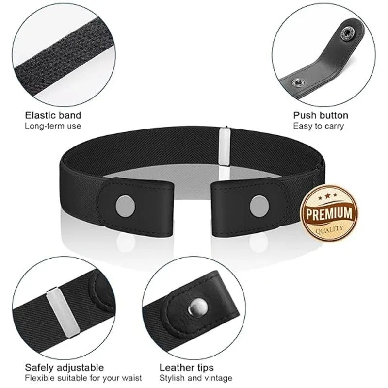 Elastic Leather Belt