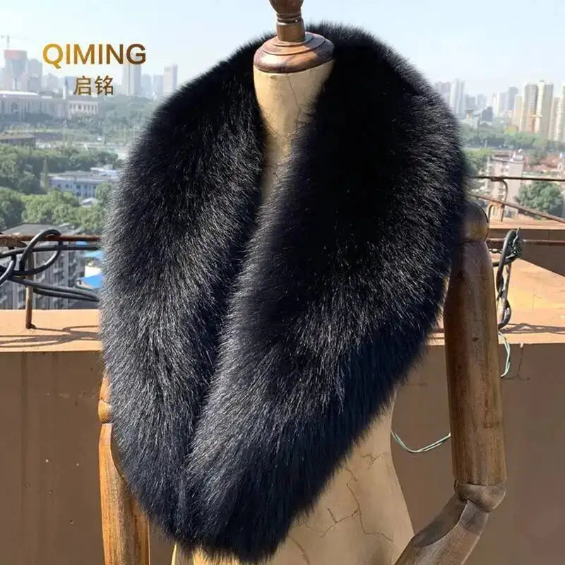 Fiona Women's Scarf | 100% Real Fox Fur, Luxurious Warmth and Elegance 1