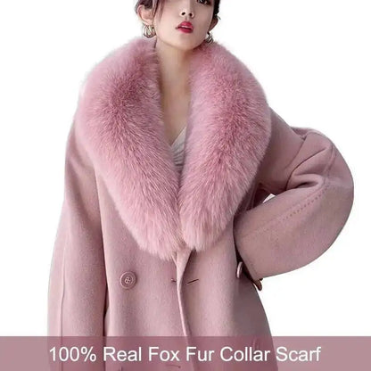 Fiona Women's Scarf | 100% Real Fox Fur, Luxurious Warmth and Elegance 25