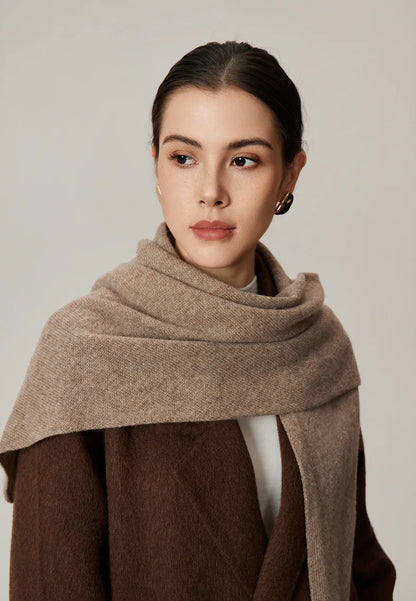 Kara Women's Knitted Scarf | Cozy Solid Color, Autumn & Winter Essential 0