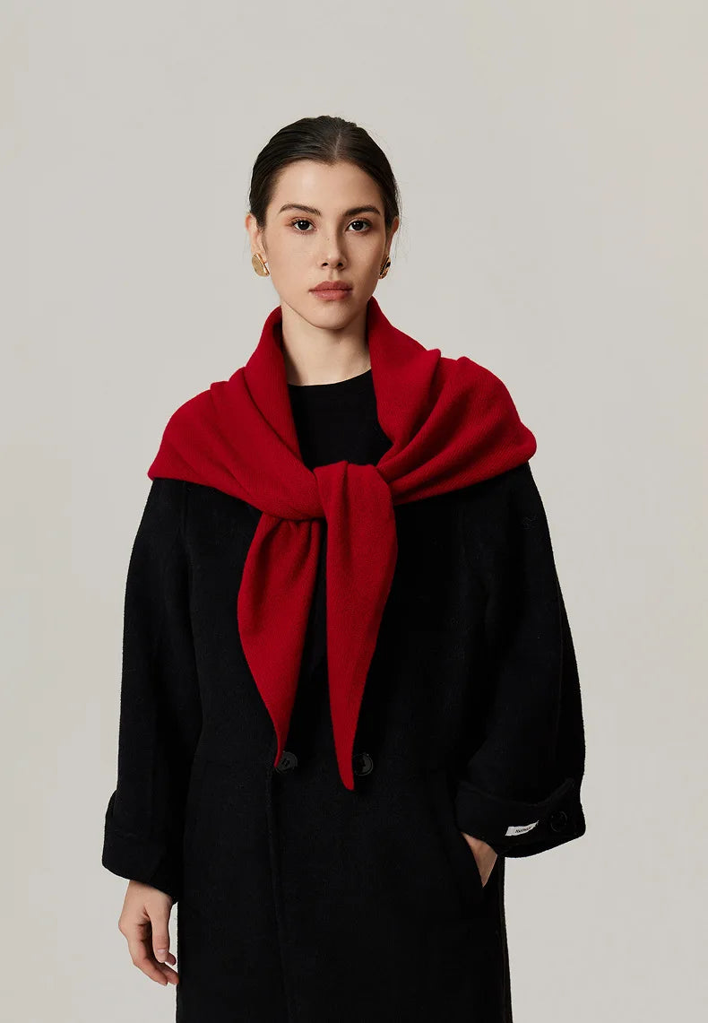 Kara Women's Knitted Scarf | Cozy Solid Color, Autumn & Winter Essential 4