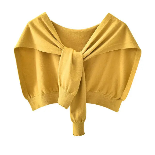 Kara Women's Shawl Wrap | Warm Wool Knitted Neck Guard 11