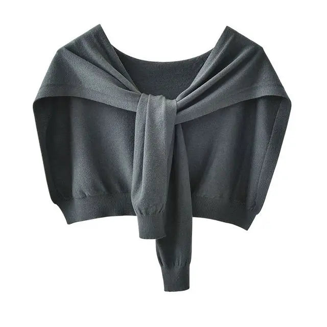 Kara Women's Shawl Wrap | Warm Wool Knitted Neck Guard 12