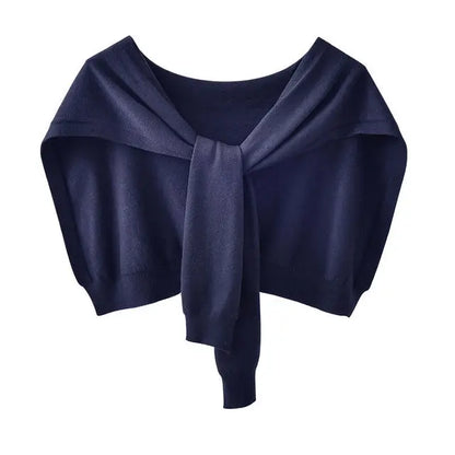 Kara Women's Shawl Wrap | Warm Wool Knitted Neck Guard 14