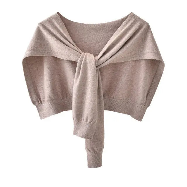 Kara Women's Shawl Wrap | Warm Wool Knitted Neck Guard 18