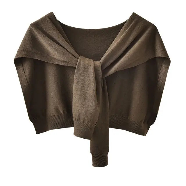 Kara Women's Shawl Wrap | Warm Wool Knitted Neck Guard 19