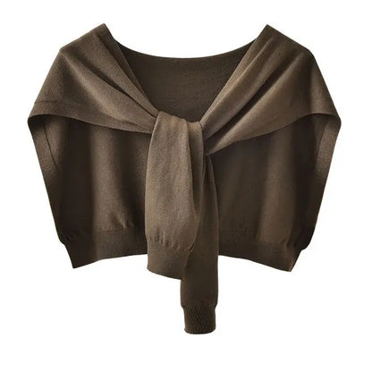 Kara Women's Shawl Wrap | Warm Wool Knitted Neck Guard 19