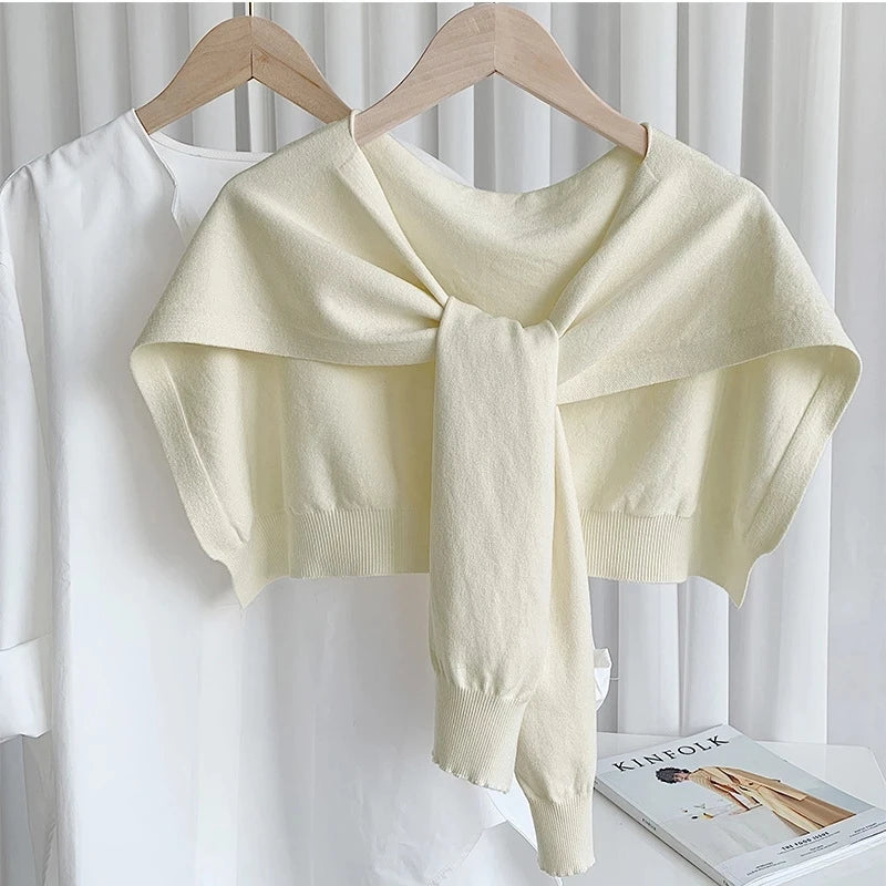 Kara Women's Shawl Wrap | Warm Wool Knitted Neck Guard 2