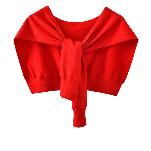 Kara Women's Shawl Wrap | Warm Wool Knitted Neck Guard 22