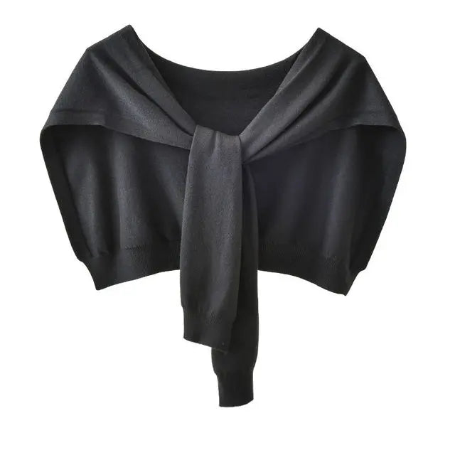 Kara Women's Shawl Wrap | Warm Wool Knitted Neck Guard 23