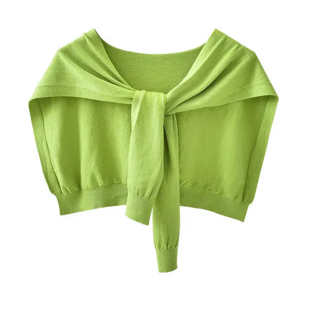 Kara Women's Shawl Wrap | Warm Wool Knitted Neck Guard 8