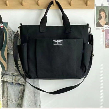 Large Canvas Shoulder Bag