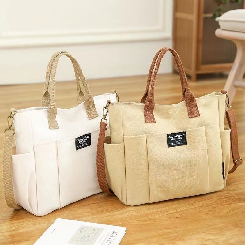 Large Canvas Shoulder Bag