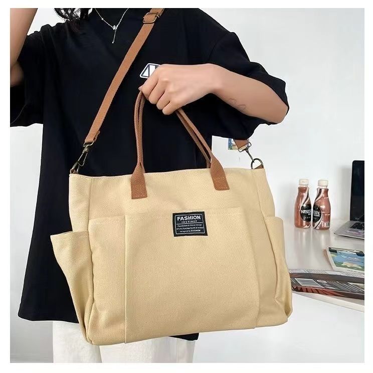 Large Canvas Shoulder Bag