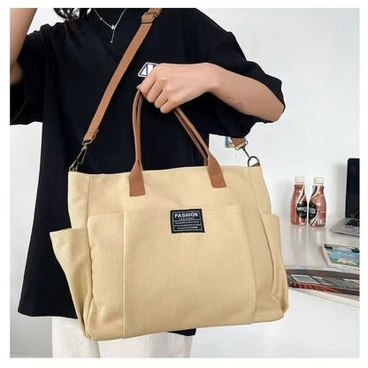 Large Canvas Shoulder Bag