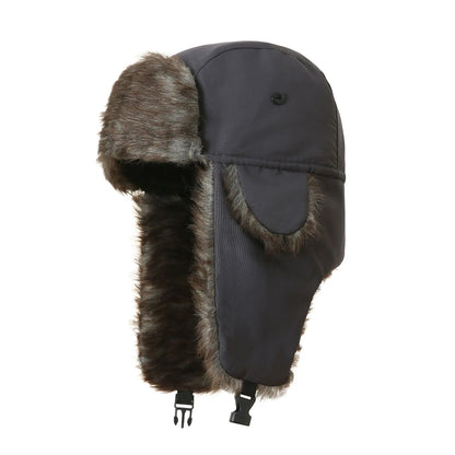 Milo Men's Aviator Cap | Waterproof Faux Fur Lined 11