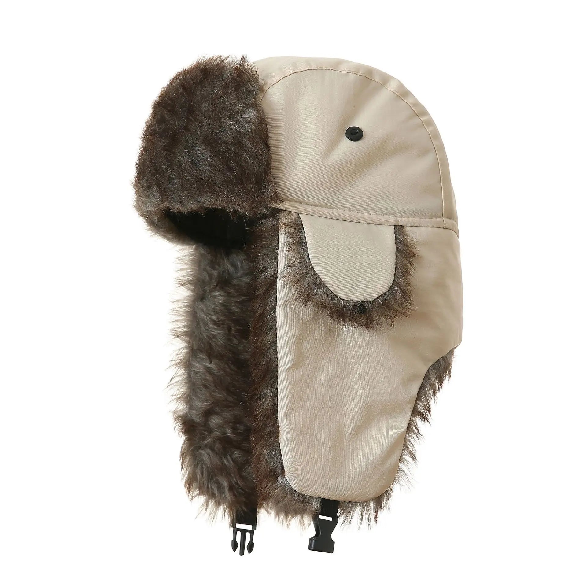 Milo Men's Aviator Cap | Waterproof Faux Fur Lined 6