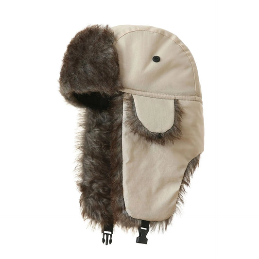 Milo Men's Aviator Cap | Waterproof Faux Fur Lined 6