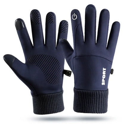 Wavy Men's Sports Gloves | Waterproof Fleece for Running, Cycling, Skiing 6