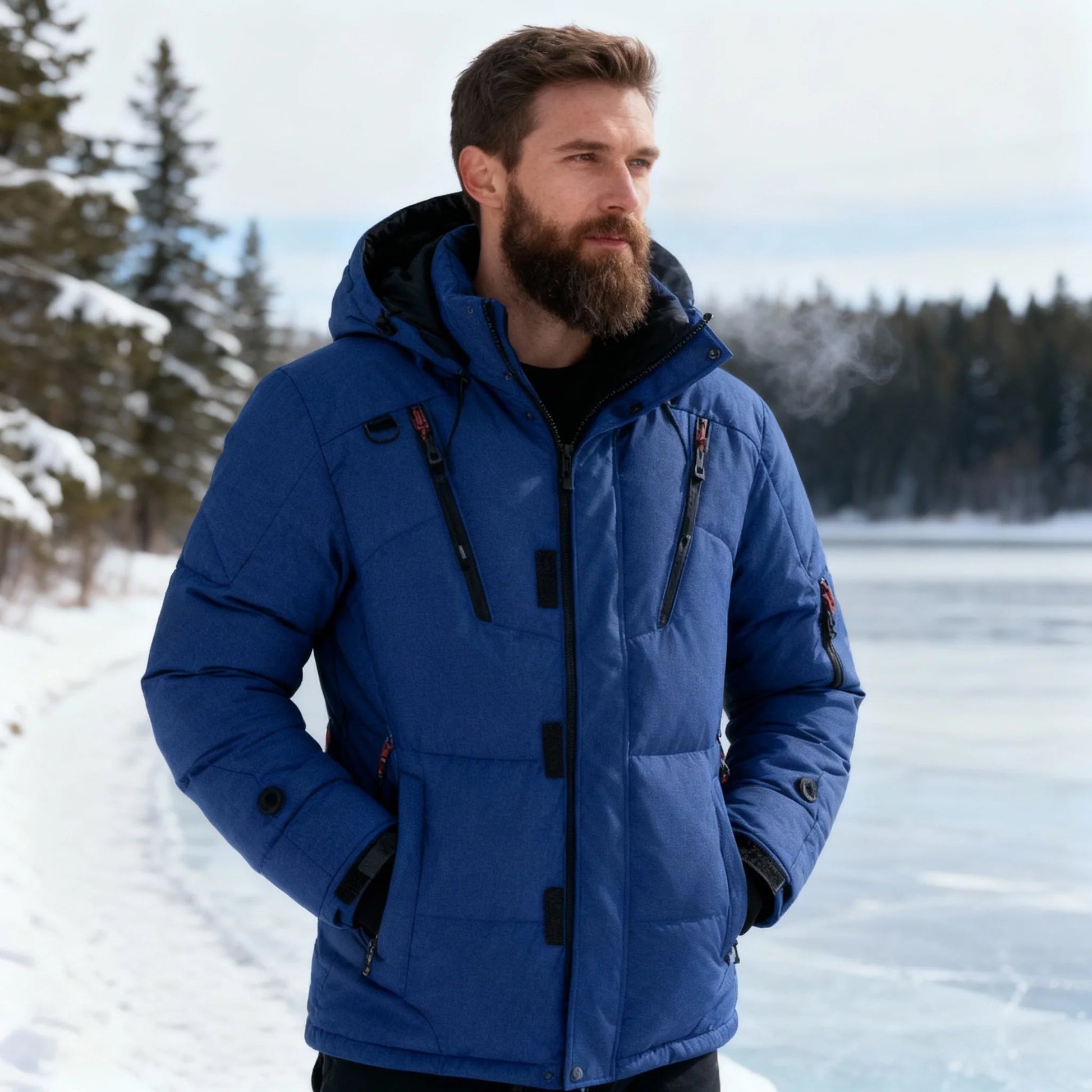 Dylan Men's Winter Jacket | Down Insulated, Water-Resistant 1