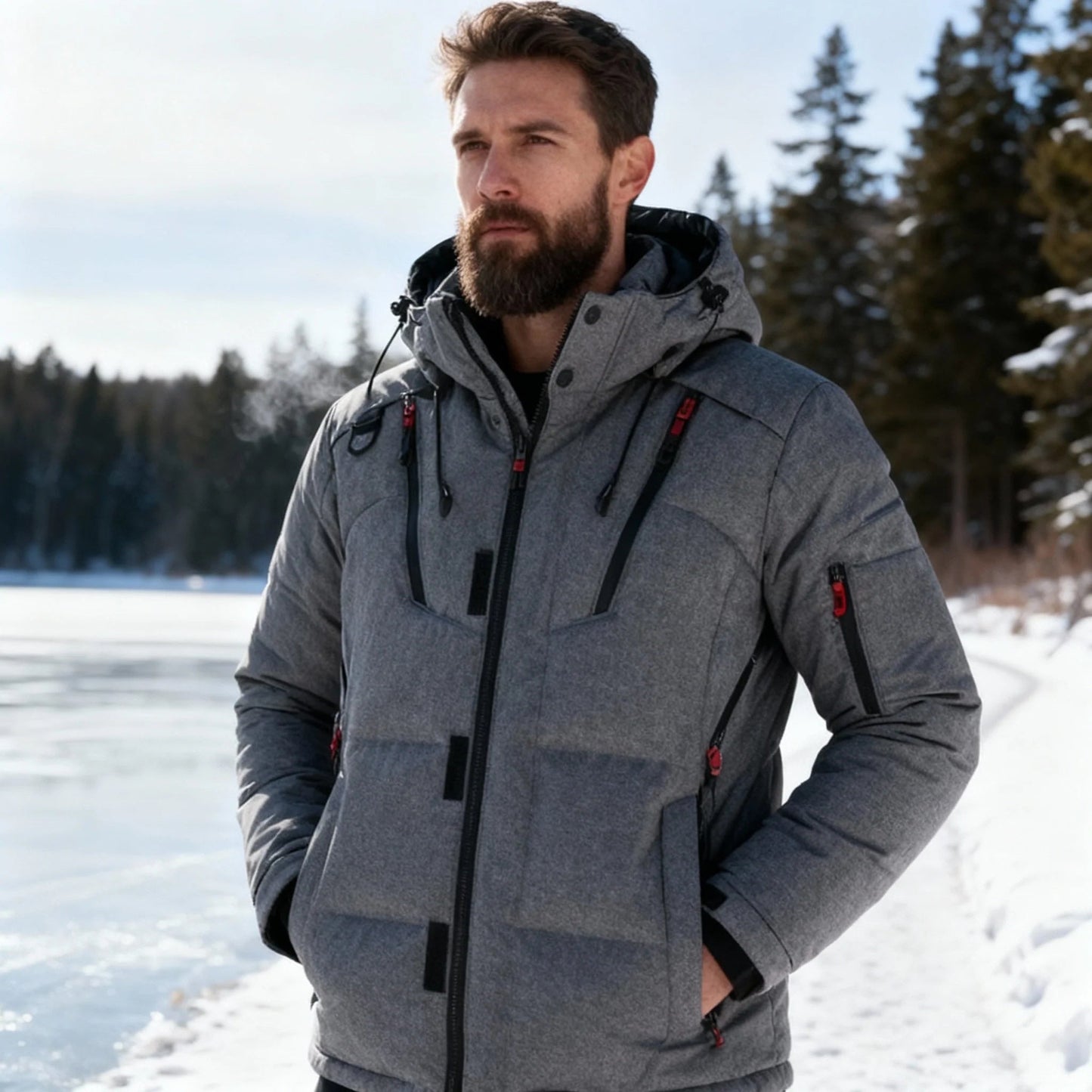 Dylan Men's Winter Jacket | Down Insulated, Water-Resistant 3