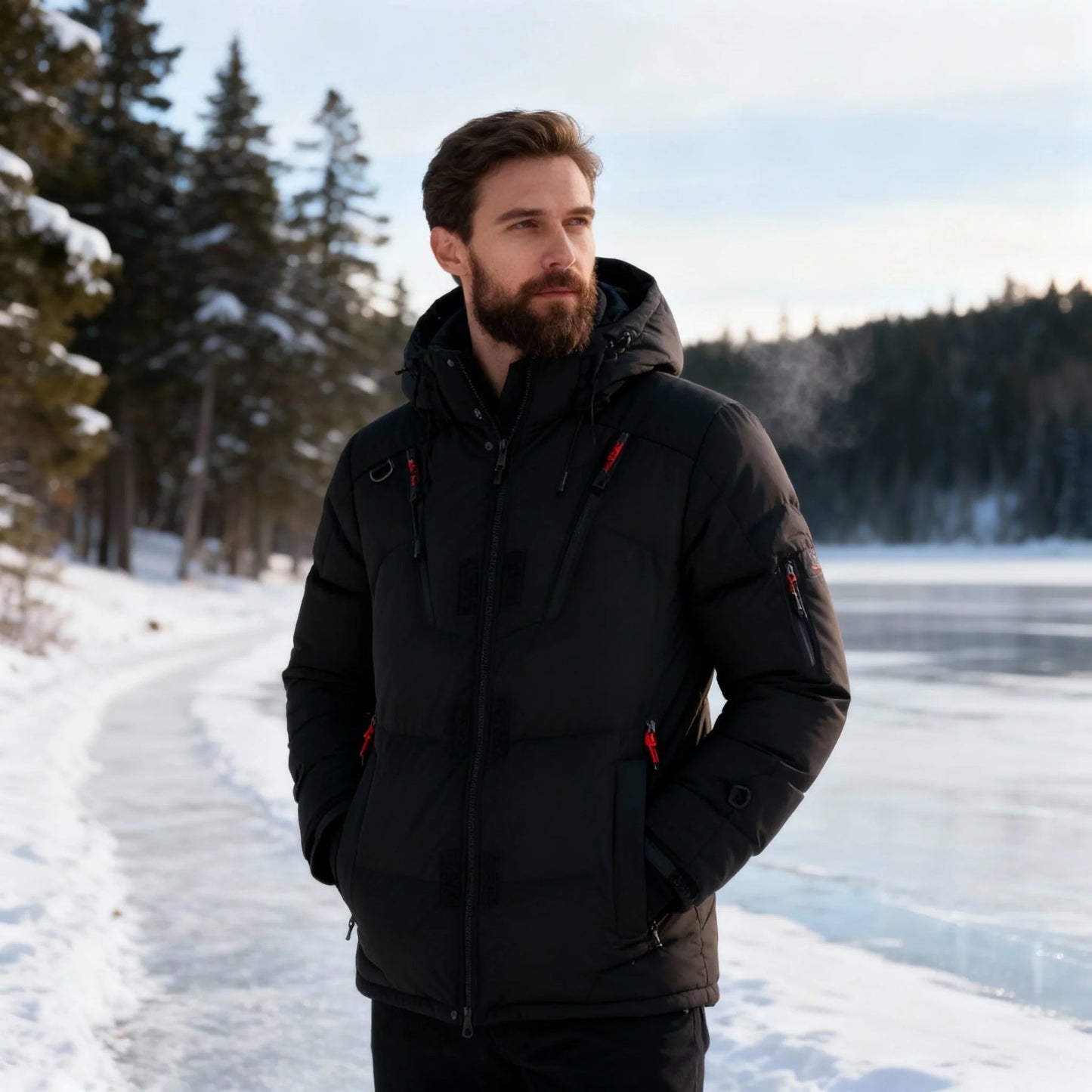 Dylan Men's Winter Jacket | Down Insulated, Water-Resistant 5