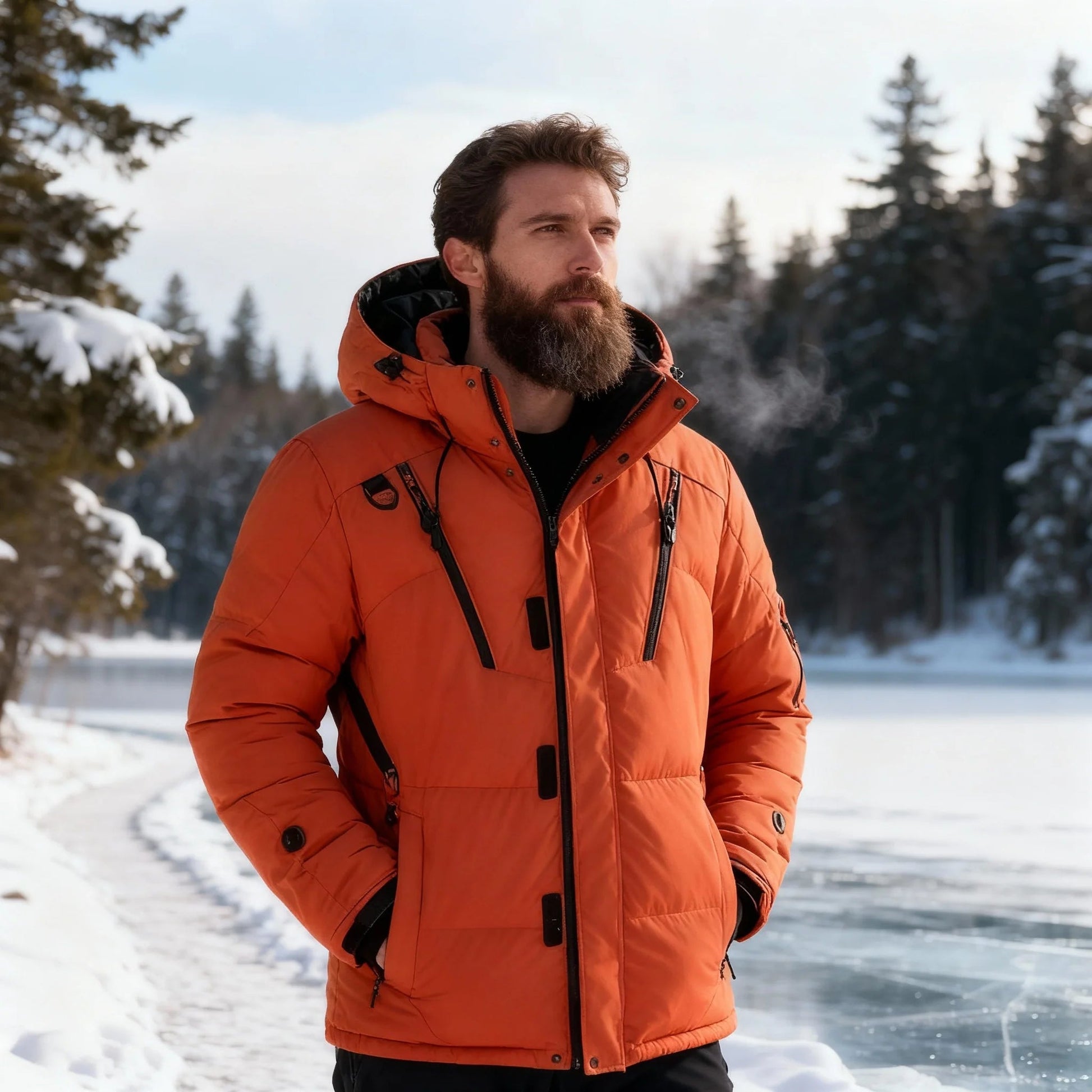 Dylan Men's Winter Jacket | Down Insulated, Water-Resistant 7