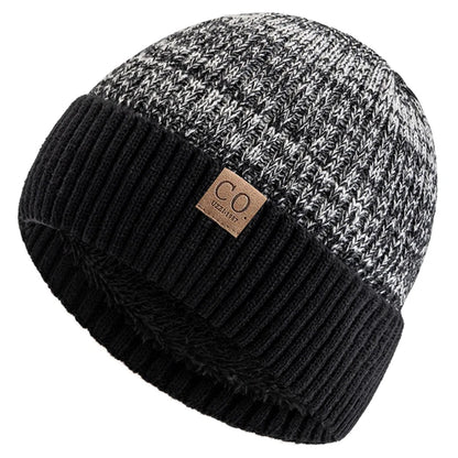 Noble Men's Beanie Hat | Fur Lined, Two-Tone Winter Cap 10