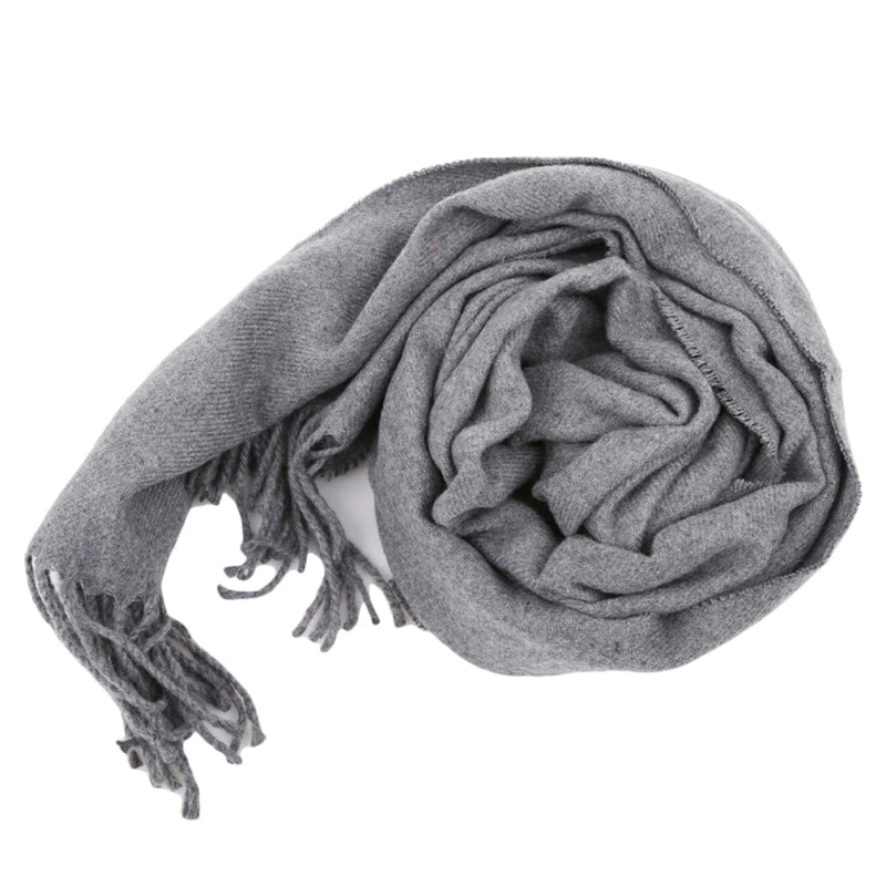 Woolen Warm Shawl Wrap | Soft Cashmere Blend, Elegant Tassels 7