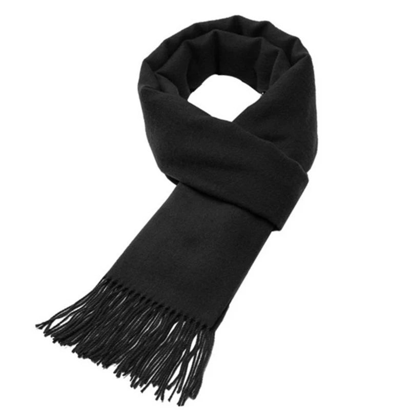 Woolen Warm Shawl Wrap | Soft Cashmere Blend, Elegant Tassels 9