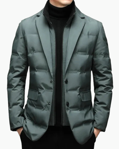 Pinnacle Men's Jacket | Down Insulation, Urban Elegance 3