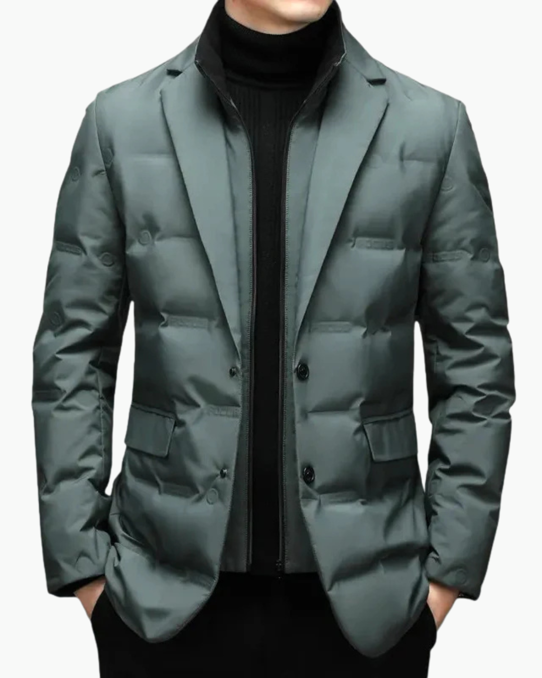 Pinnacle Men's Jacket | Down Insulation, Urban Elegance 4