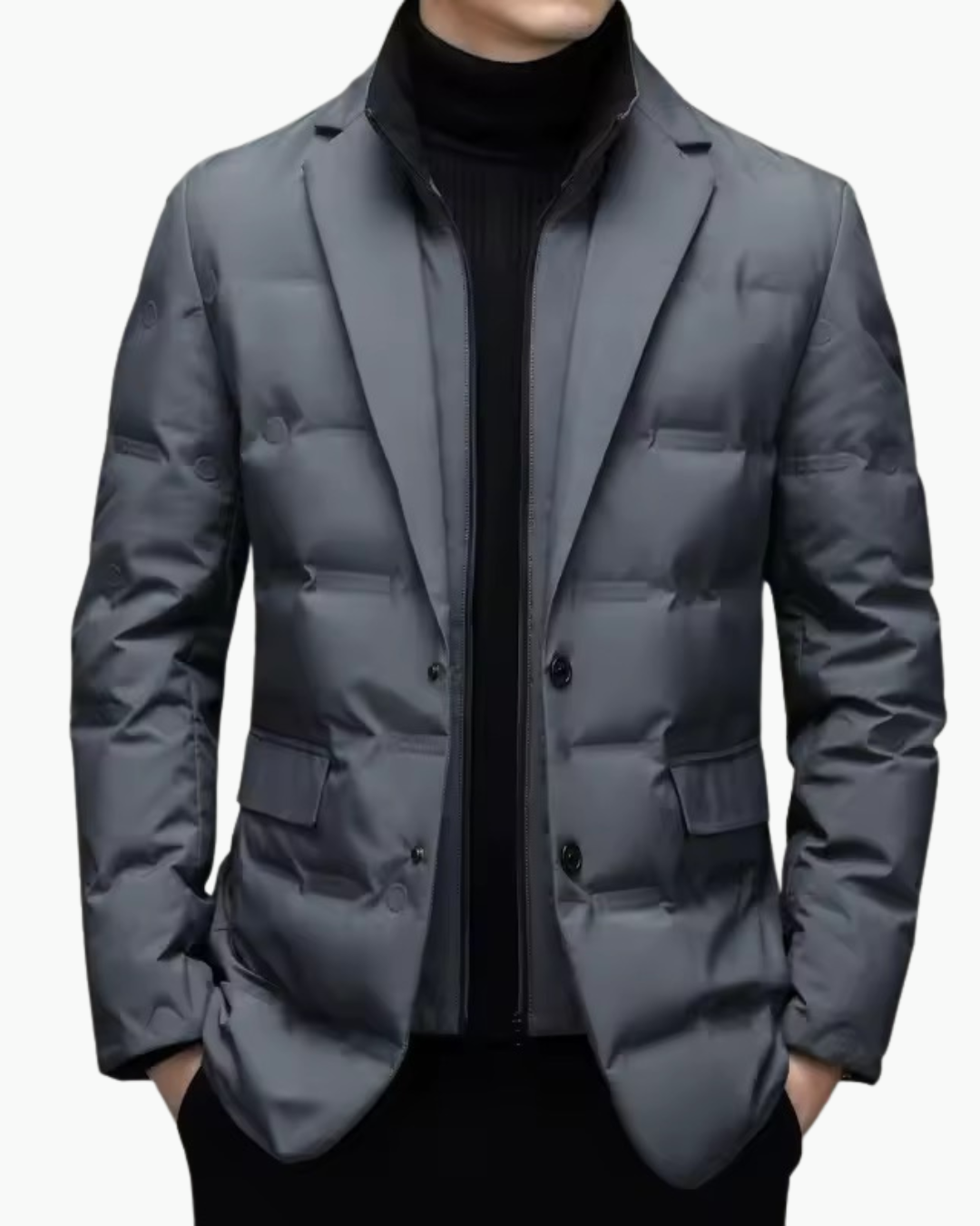 Pinnacle Men's Jacket | Down Insulation, Urban Elegance 7