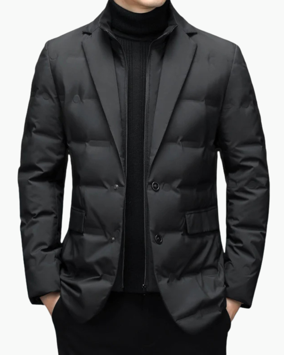 Pinnacle Men's Jacket | Down Insulation, Urban Elegance 0