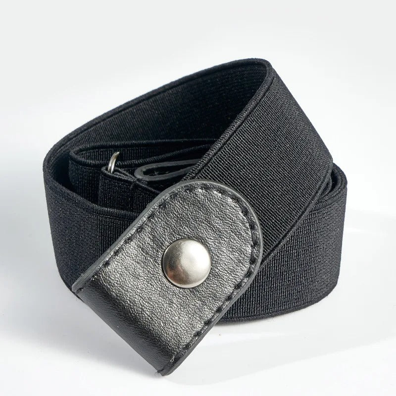 Elastic Leather Belt