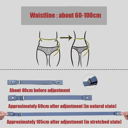 Elastic Leather Belt