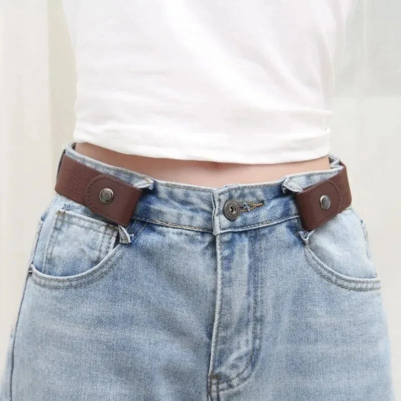 Elastic Leather Belt