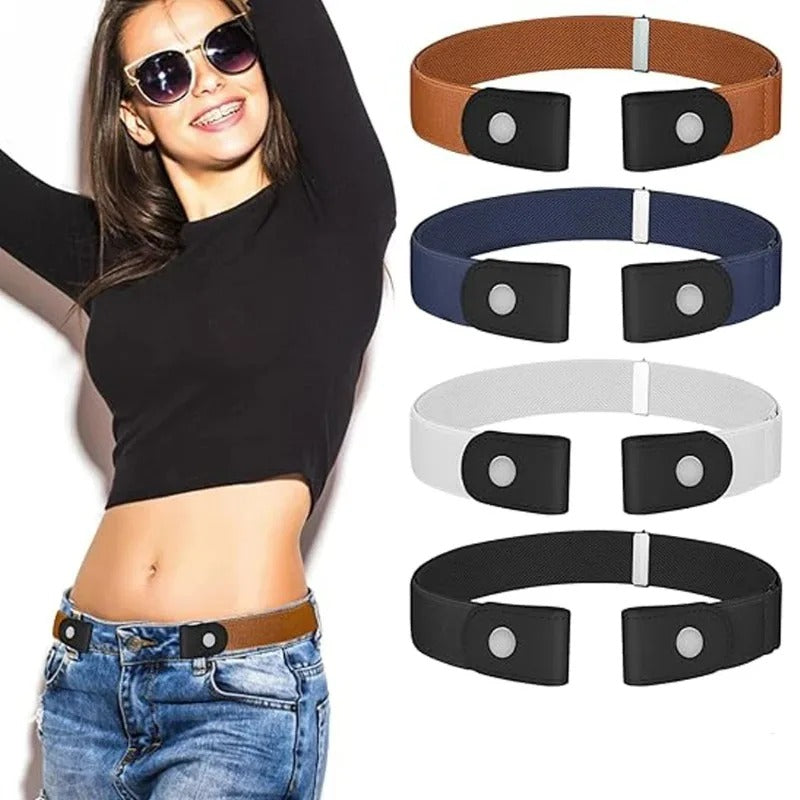 Elastic Leather Belt