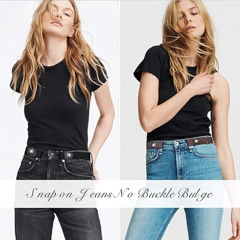 Elastic Leather Belt