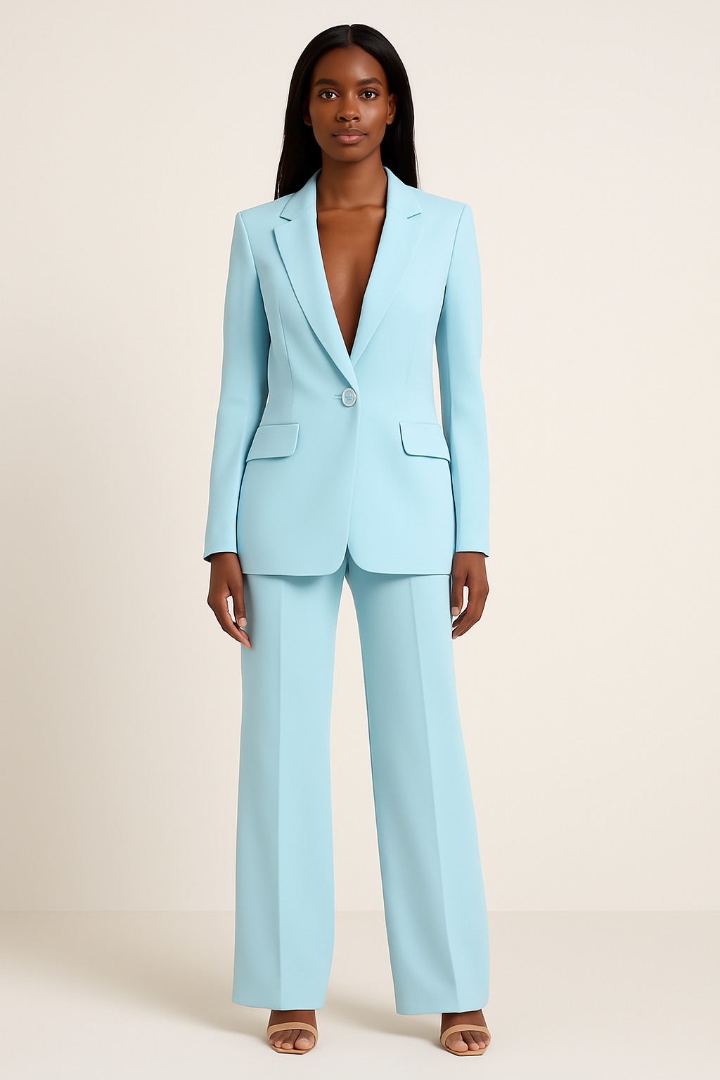 Tara Women's Blazer Suit Set | Tailored Fit, Minimalist Design 3