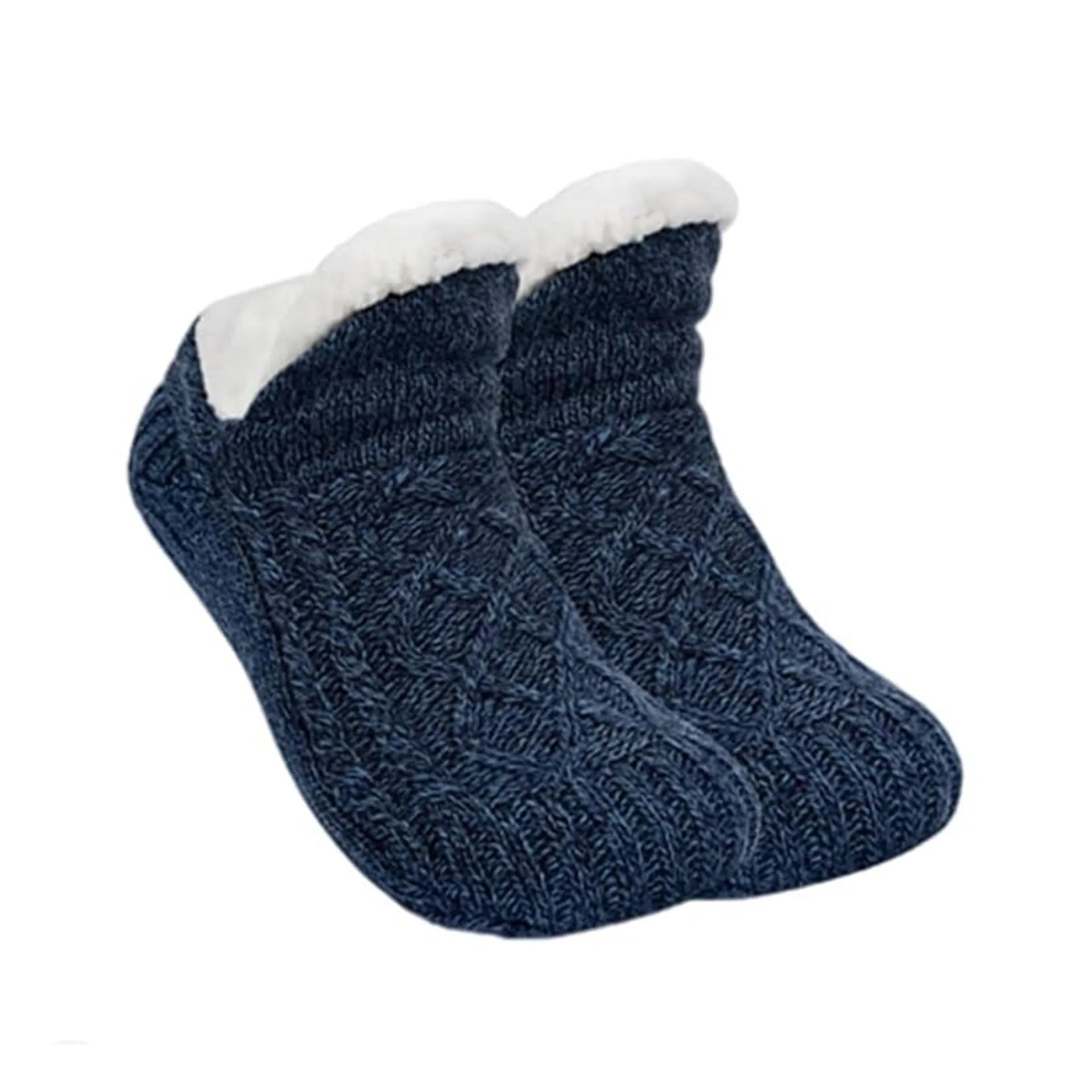 Fuzzy Winter Slipper Socks | Soft Coral Fleece, Unisex 6